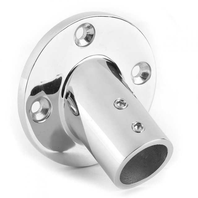 Base de pasamanos redonda Bling Bling Acero inoxidable 316