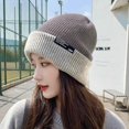 thumbnail image 5 of Women's Winter Cap Classic Beanies for Women Roll Up Edge Skull Cap Fisherman Beanie Accessories for Outdoor Travel, 5 of 7