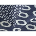 thumbnail image 4 of Ambesonne Navy Blue Quilted Bedspread Set 3 Pcs, Grunge Sketchy Design, Queen Size, Dark Blue and White, 4 of 5