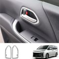 thumbnail image 5 of 1pair Car Chrome Inner Door Handle Frame Trims For Noah Voxy 90 Series 2022 Decoration Interior Han, 5 of 5