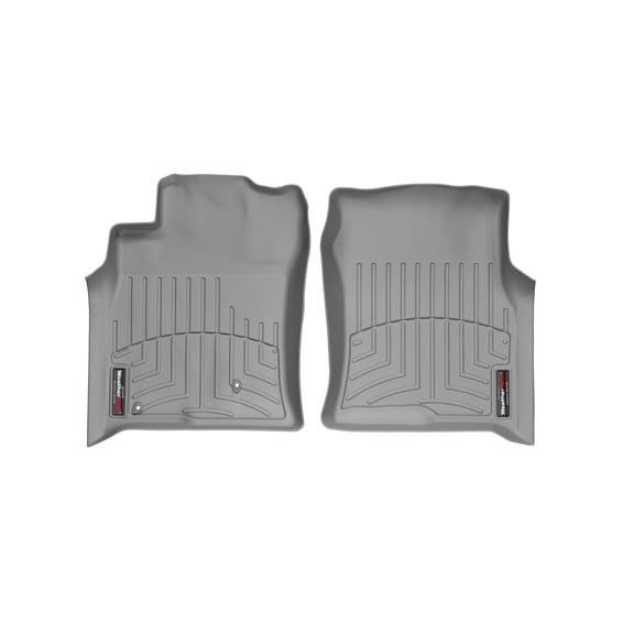 WeatherTech Custom Fit FloorLiners compatible with 2003-2009 Lexus GX - 1st Row (Driver & Passenger), Grey