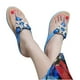 thumbnail image 4 of Sandalias de verano para mujer, sandalias con cuña, zapatos romanos de cristal, sandalias informales con punta abierta Wmkox8yii ytu9446, 4 of 7