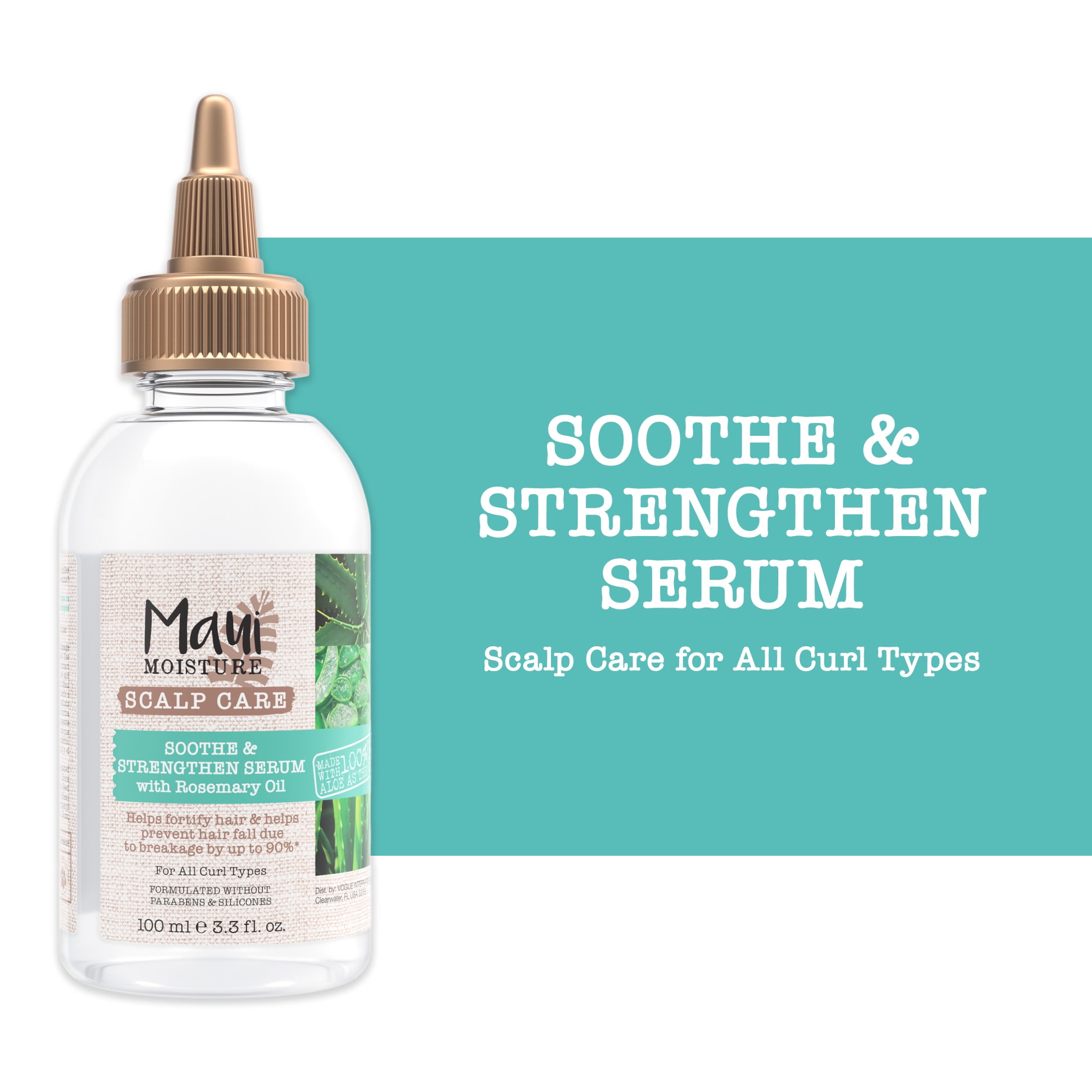 Maui Moisture Scalp Care Clarifying Shampoo, Rejuvenating Conditioner, & Curly Hair Serum Set