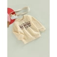 thumbnail image 3 of Bagilaanoe Toddler Baby Girl Boy Valentine’s Day Sweatshirt Long Sleeve Letter Print Pullover 12M 18M 24M 3T 4T 5T Kids Loose Tee Tops, 3 of 9