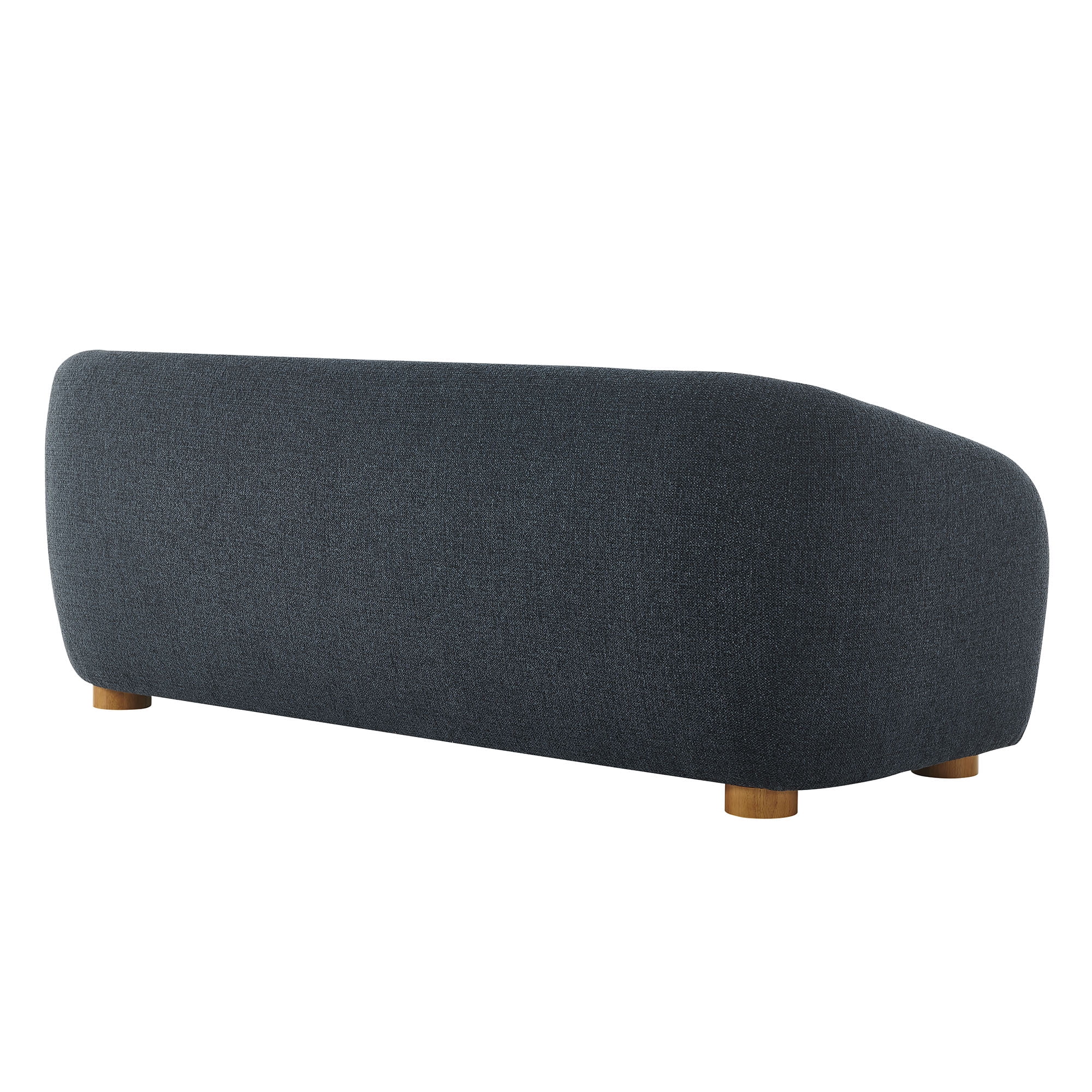 Holland 85" Chenille Fabric Sofa in Navy
