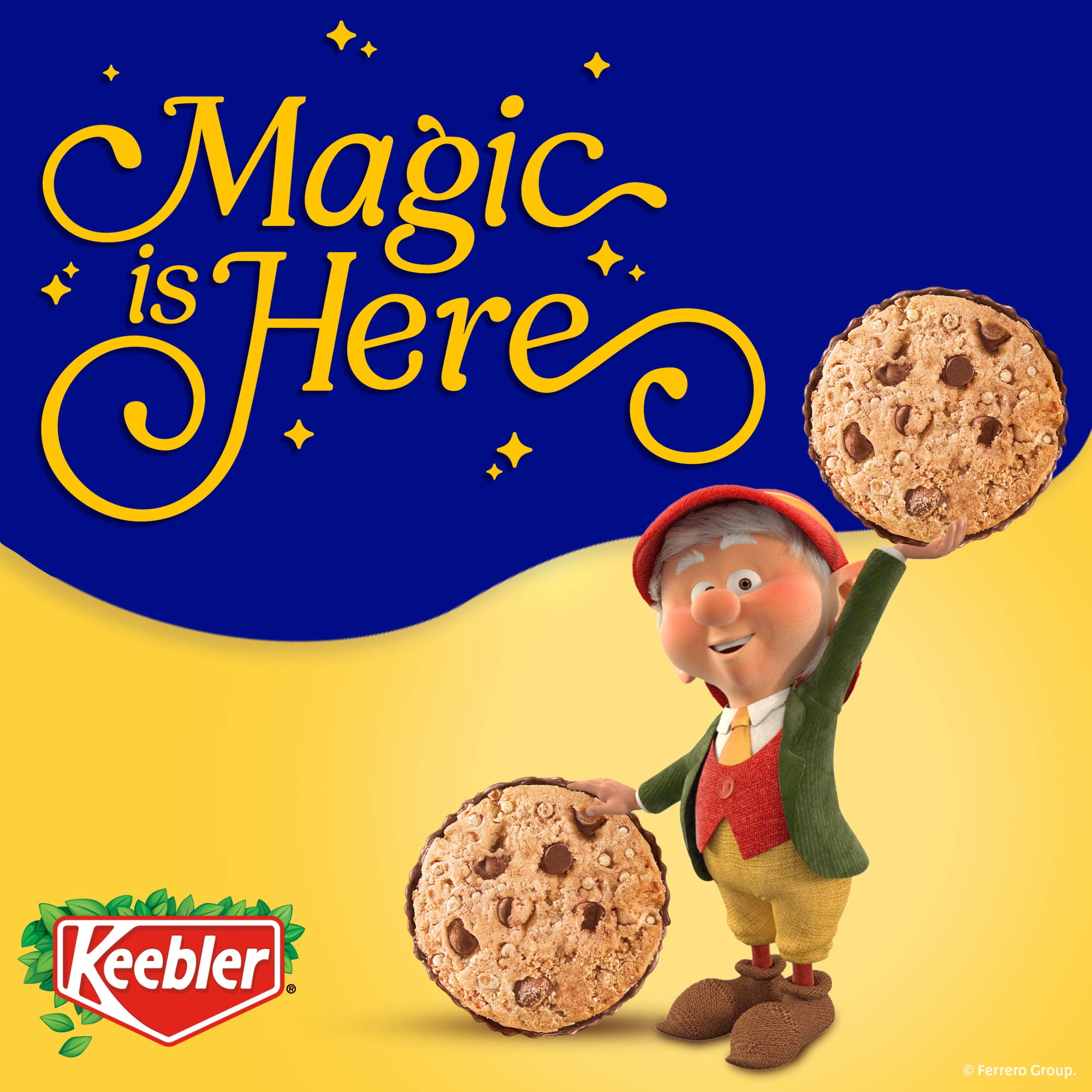 Keebler Chips Deluxe CRUNCH Cookies with Milk Chocolate Chips and Crisped Rice, Crunchy Chocolate, 9.5 oz