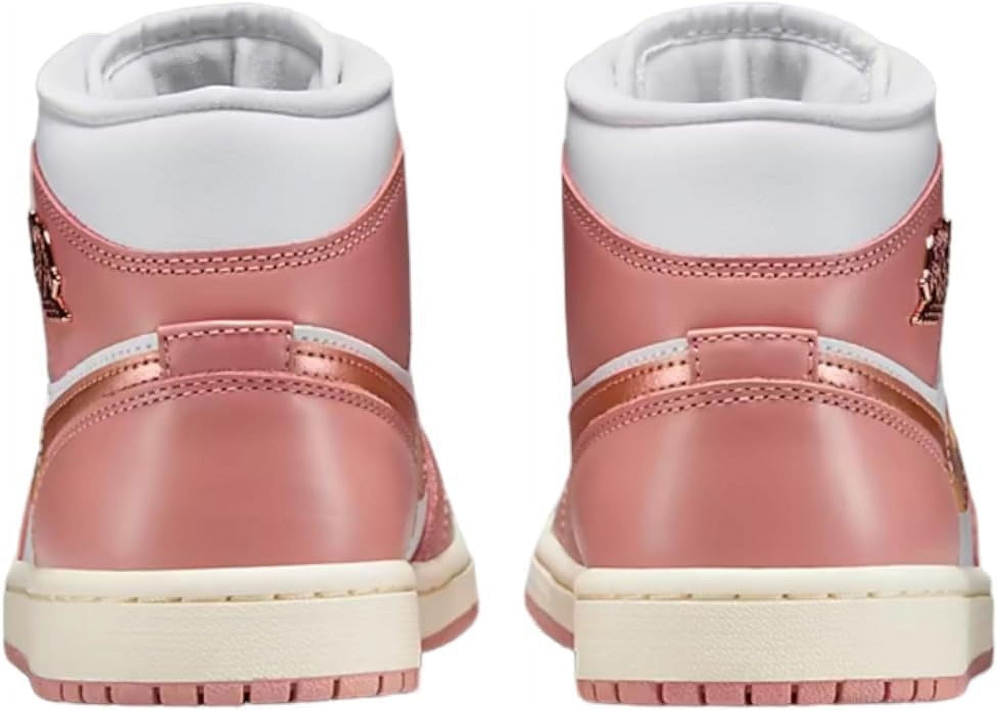Women's Air Jordan 1 MID SE Red Stardust/Metallic Copper (FB9892 670) - 12