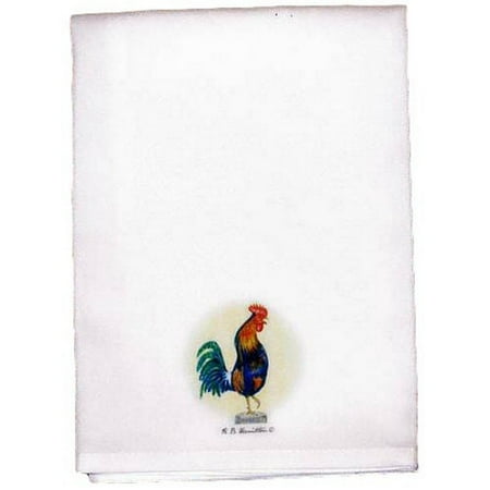 Betsy Drake Interiors Garden Rooster Hand Towel (Set of 2)