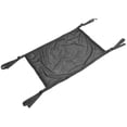 thumbnail image 3 of Correas de poliéster negro para techo de coche, bolsa de red de almacenaje con asa, red para techo multifunción fija, accesorio para paquetes, color negro, 3 of 10