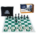 thumbnail image 1 of WE Games Travel Tournament Chess Set - 20 in. Green Silicone Board, 1 of 9