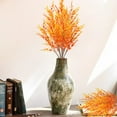 thumbnail image 5 of Fake Flower Bouquet Artificial Fall Flowers For Outdoors Lavender Flowers Outdoor Faux Plastic Plants Flower For Indoor Outdoor Decoration,Orange Thanksgiving Household Imitation, 5 of 9