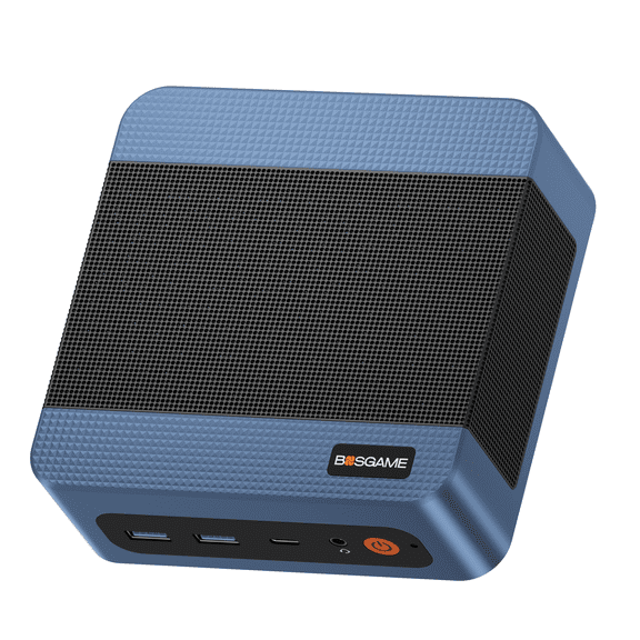 BOSGAME E5 Mini PC Dual 2.5G LAN, AMD Ryzen 3 5300U Desktop Computer 16GB DDR4 1TB NVMe SSD, Triple 4K Display Mini PC Windows 11 Pro for Home Office Business