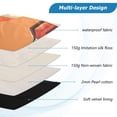 thumbnail image 3 of FORMRS 13-13.3 inch Laptop Sleeve Case Soft Carrying Quilted Computer Bag Cover, Orange Glasses, 3 of 7