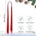 thumbnail image 3 of Christmas Tinsel Icicles Decorations,Bexikou 19.8inch Xmas Tree Tinsel Foil Fringe Icicles,Christmas Iridescent Tinsel Foil Fringes for Chrismtas Tree Holiday Decoration Party Supplies, 3 of 8