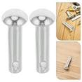 thumbnail image 1 of Minkissy 2pcs Outdoor Use Hanging Chair Hardware Replacement Heavy Duty Silver, 1 of 8