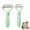 Green, variant on Dematting Comb for Dogs, Dual-Sided Deshedding and Dematting Brush, Pet Grooming Brush, Dog Hair Remover Comb