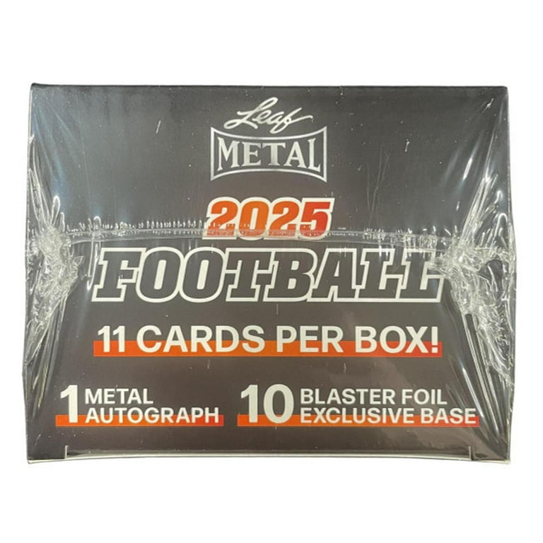 2025 Leaf Metal Football Blaster Box - Walmart.com