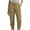 Khaki, variant on CFLVAEK Casual Capris for Women Plus Size Roll Up Cargo Pants with Pockets Comfy High Waisted Street Hiking Cropped Pants Khaki L