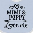 thumbnail image 4 of Inktastic Mimi and Poppy Love Me Boys or Girls Baby Bib, 4 of 4