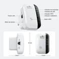 thumbnail image 2 of Amplificador Inalámbrico De Señal Wifi De 300 M Malubero velocidad rápida, 2 of 3