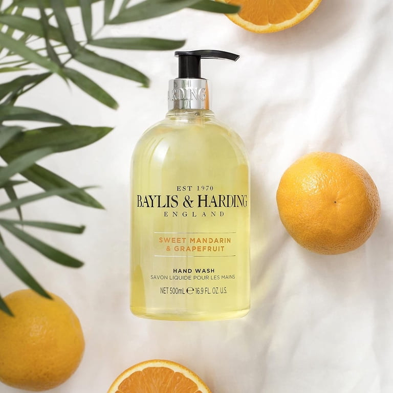 BAYLIS & HARDING マンダリン＆グレープフルーツ Baylis and Harding, Hand Wash, 16.9 oz, Sweet Mandarin