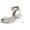 Natural, variant on City Classified Tacomas Jute Crochet Flatform Wedge Heel with Ankle Buckle Straps