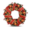 thumbnail image 3 of Billuyoard Guirnalda de Navidad artificial simulación frutas colgante puerta guirnalda Navidad vacaciones ventana decoración ornamento presente boda Kits de decoración para fiestas Billuyoard HA009038-00, 3 of 6