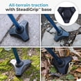 thumbnail image 5 of Bastón plegable HurryCane HCANE-BL-C2 Freedom Edition con mango en T, 95 cm de longitud extendida, color azul Trailblazer, 5 of 5
