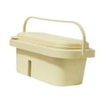 thumbnail image 1 of Lavabo para Pinceles Gloria Arandela para Bolígrafos de Artista Cubo de Agua Con Portaescobillas Acrílico Amarillo, 1 of 9