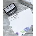 thumbnail image 2 of Personalized Rectangular Self-Inking Stamp - The Burke Flowers, 2 of 2