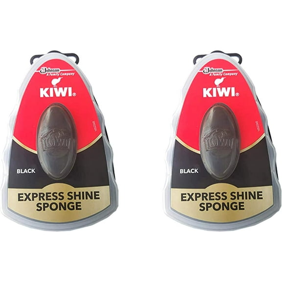 By Be The Bestest Kiwi Black Shoe Shine Sponge 0.2 Fl Oz ( Pack Of 2 )
