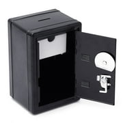 New Safe Security Metal Money Deposit Cash Savings Saving Box 2 Keys