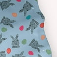 thumbnail image 2 of Simply Daisy 70" W x 73" L Bunnies and Eggs Polyester Shower Curtain, After Rain Blue [1 Ct], 2 of 5