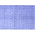 thumbnail image 1 of Ahgly Company Machine Washable Indoor Rectangle Abstract Blue Contemporary Area Rugs, 8' x 10', 1 of 4