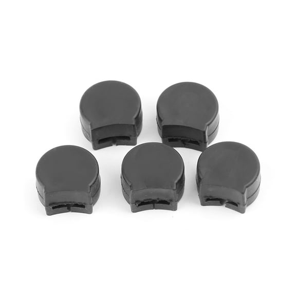 Pack of 5, Rubber Clarinet Thumb Rest Cushion Protector for Most Clarinet, Black