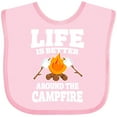 thumbnail image 3 of Inktastic Life is Better Around The Campfire Boys or Girls Baby Bib, 3 of 4