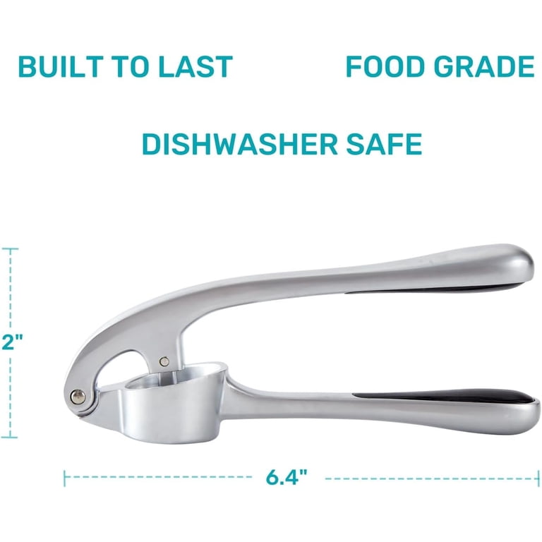Garlic Press With Ergonomic Handle, Rust Proof Stainless Steel photo 6