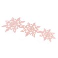thumbnail image 4 of 6 piezas de papel de Navidad copo de nieve árbol de Navidad decoraciones de Rosado Sunnimix copos de nieve de papel, 4 of 7
