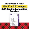 thumbnail image 3 of Scotch Self-Sealing Laminating Pouches, 25 Count, 2" x 3.5", 9.5 Mil, 3 of 12