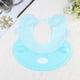 thumbnail image 5 of Gorro de baño ajustable para bebé, protector de orejas impermeable para lavarse el pelo y ducharse (azul cielo), 5 of 8