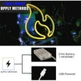 thumbnail image 5 of Pendant Two-Color Neon Light Flame Neon Light Home Creative Modeling Light Room Decoration Multi-Color Neon Light, 5 of 8