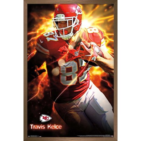 NFL Kansas City Chiefs – TraVis Kelce 16 Wall Poster 14.725 x 22.375 Framed
