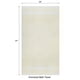 thumbnail image 2 of Toalla COTTON CRAFT, paquete de 4 unidades, 76 x 137 cm, 580 g/m², color marfil, 2 of 9