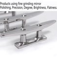 thumbnail image 3 of Tacos de de Base Abierta de 8 Pulgadas Accesorios de Acero Inoxidable 316 Tacos de para Cubierta de Marino Amarre de Cuerda Accesorios para, 3 of 5
