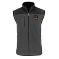 thumbnail image 2 of Men's Cutter & Buck Gray Houston Dynamo FC Cascade Eco Fleece Full-Zip Vest, 2 of 3