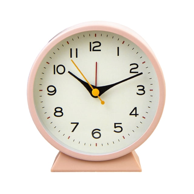 LCXmlly Scratch Drawing Board Vintage Alarm Clock Silent with Night Light Bedroom Decor