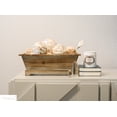 thumbnail image 2 of Set of 2 Rustic wood long rectanle planters w/ hard liner, 2 of 4