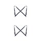 thumbnail image 3 of Minnieouse Poliéster Unisex Brace Reemplazo Coreano Universal Adultos Portable Ajustable Elástico Back Braces con 2 Clips Negro 2piezas, 3 of 6
