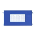 thumbnail image 4 of Panel de pared de pared lateral de la carpa de dosel, o lona de pared portátil, con mazos ares Azul, 4 of 8