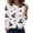 Orange, variant on Bexdxz Halloween Long Sleeve Shirts for Women Plus Size Halloween Costumes Woman Funny Pumpkin Crewneck Tops Casual Outfits Earthy Yellow XL